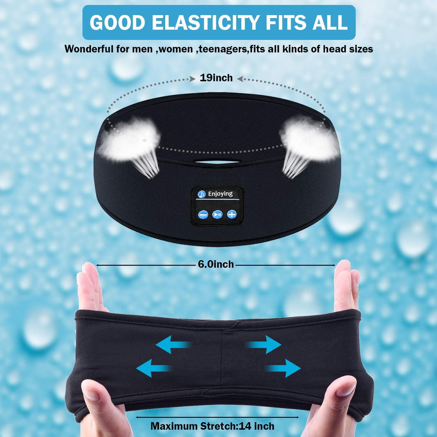 Auriculares bluetooth Sleep Headphones cinta para la cabeza – Canal Compras